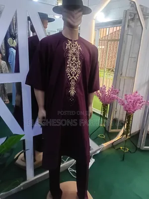 Red Dansiki Wear