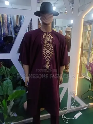 Red Dansiki Wear