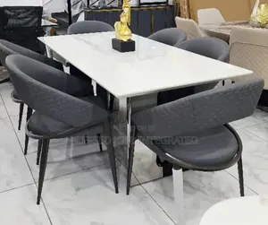 Dining Table Set With Back Chairs