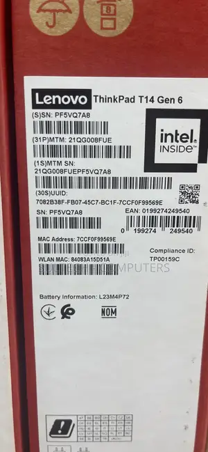 New Laptop Lenovo ThinkPad T14 32GB Intel SSD 1T