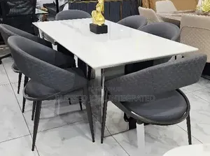Dining Table Set With Back Chairs