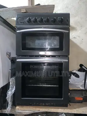 Whirpool Black Freestanding 50x50 Cm Standing Oven and Grill Cooker