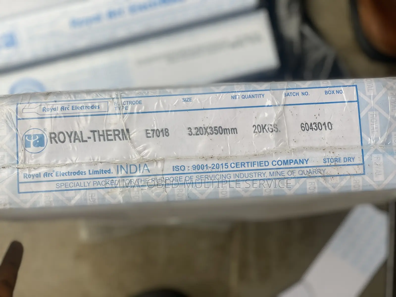 Low Hydrogen Electrode 3.2 X 350mm, E7018