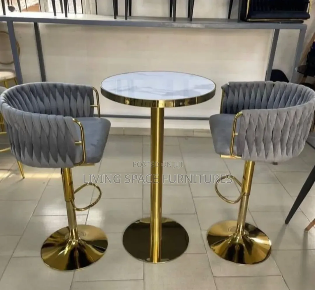 Adjustable Wine Bar Stools With Table