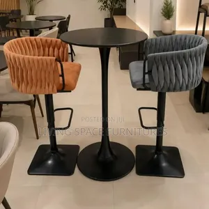 Adjustable Wine Bar Stools With Table