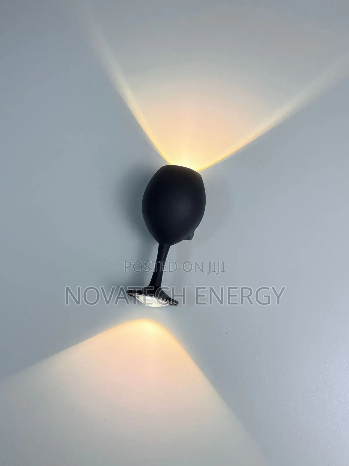 Black Wine Glass Shaped Quality Outdoor/Indoor LED Light