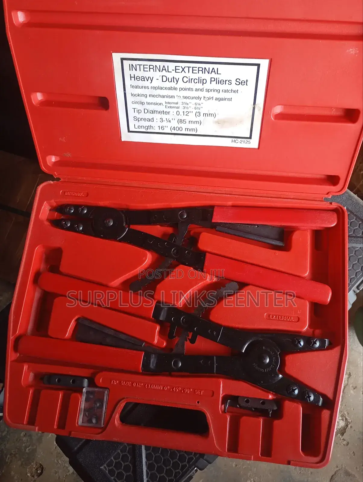 Circlip Pliers Set Heavy Duty Available in All Sizes