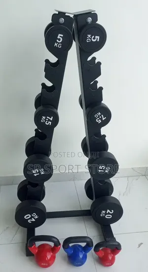 7 Steps Dumbbell Rack