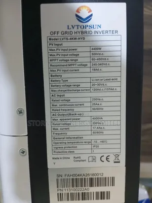 4kva LVTopsun Hybrid Inverter