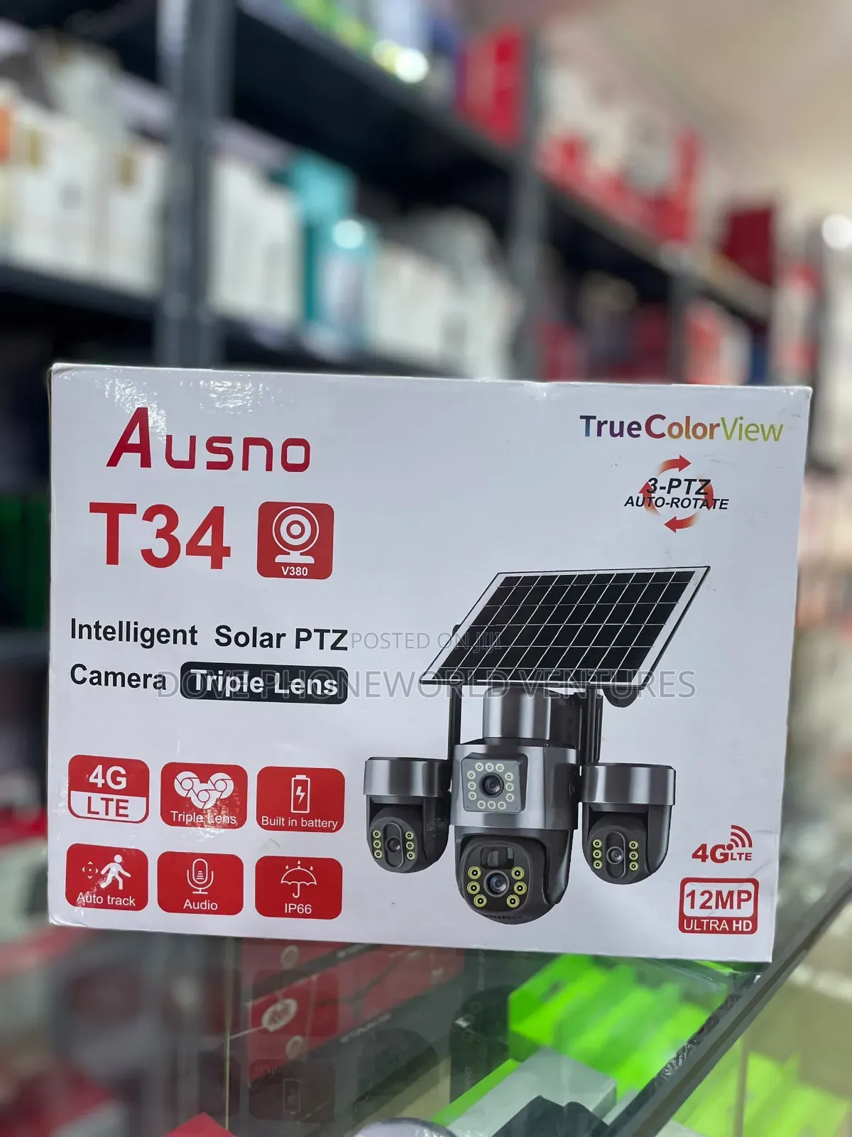 Ausno T34 Intelligent Solar PTZ