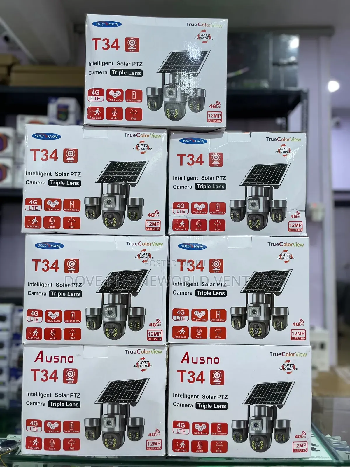 Ausno T34 Intelligent Solar PTZ