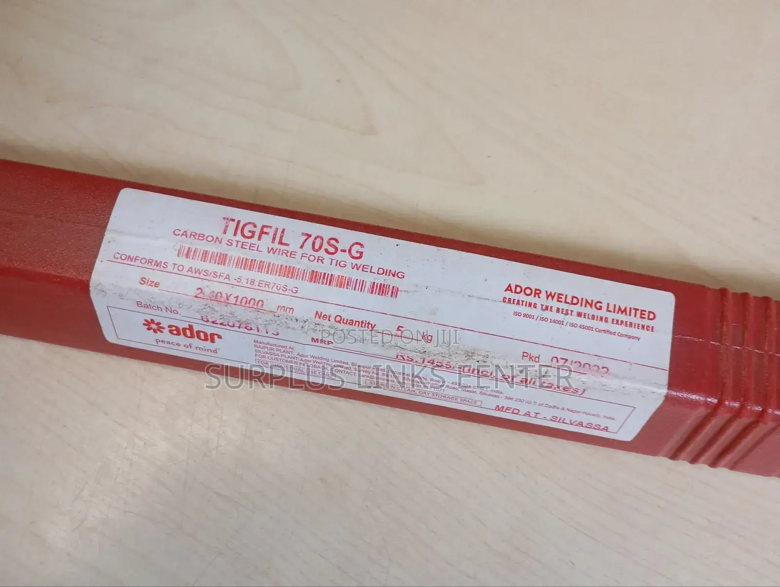70s_G Mild Stell Rod for Argon Weld