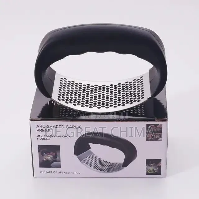 Stainless Steel Manuel Garlic Press