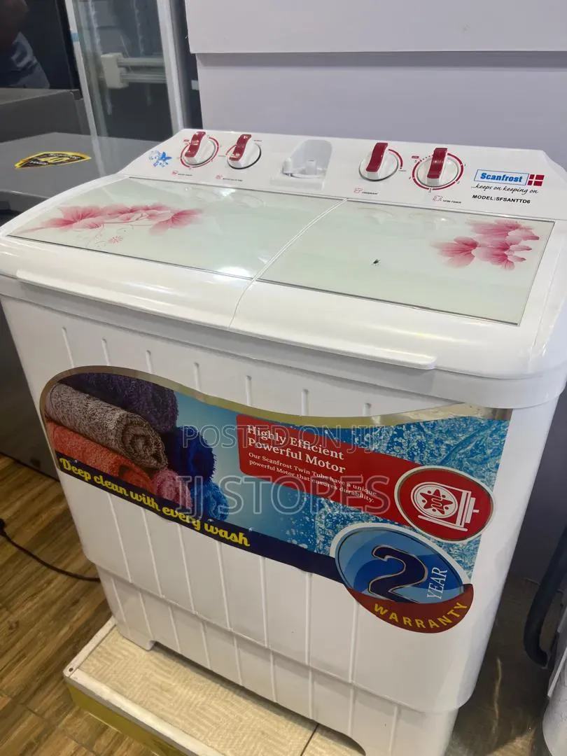 Scanfrost 6.5kg Semi Automatic Washing Machine