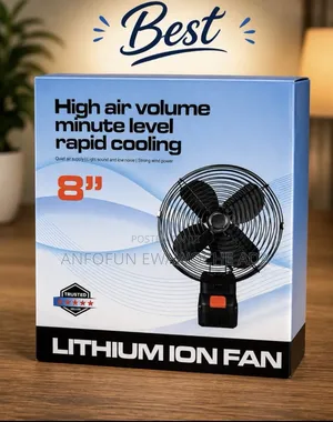 Lithium Fan With Double Batteries