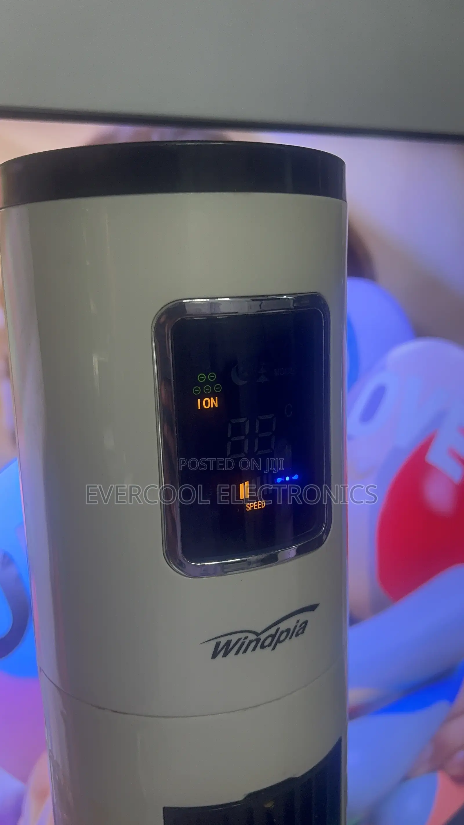 46” Windpia Oscillating Tower Fan With Ionizer