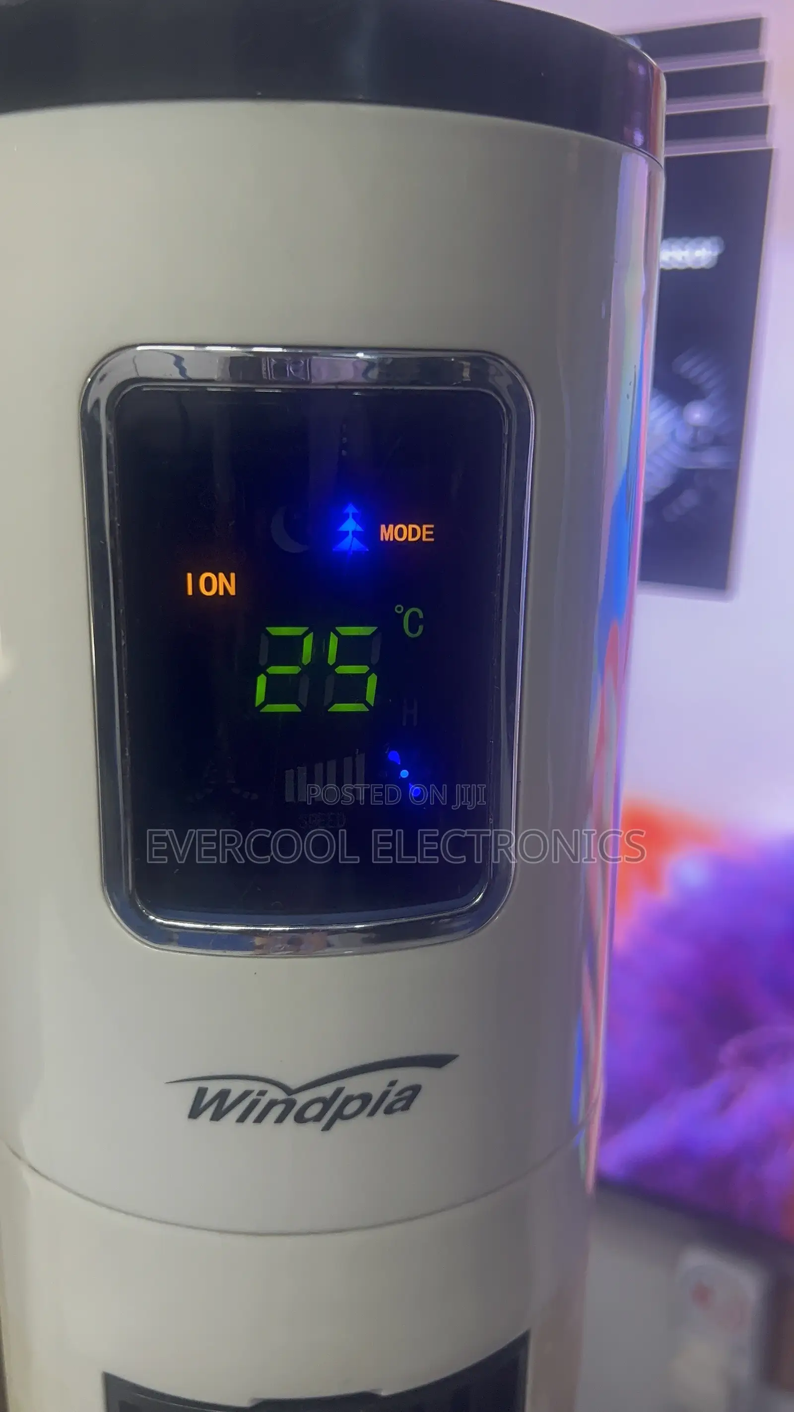 46” Windpia Oscillating Tower Fan With Ionizer