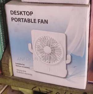 Desktop Portable Fan – USB Rechargeable/Powered