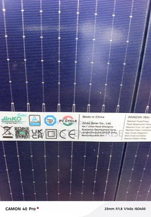 Jinko Bifacial Solar Panels 625watts Available