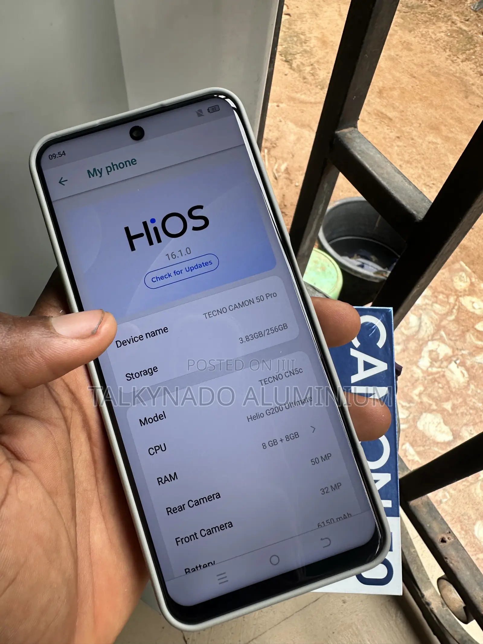 Tecno Camon 50 Pro 256 GB Silver