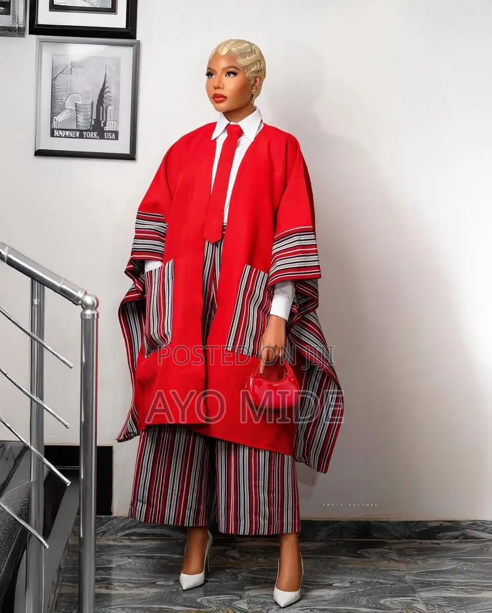 Aso Oke Bubu Gown and Two Piece