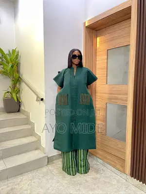 Aso Oke Bubu Gown and Two Piece