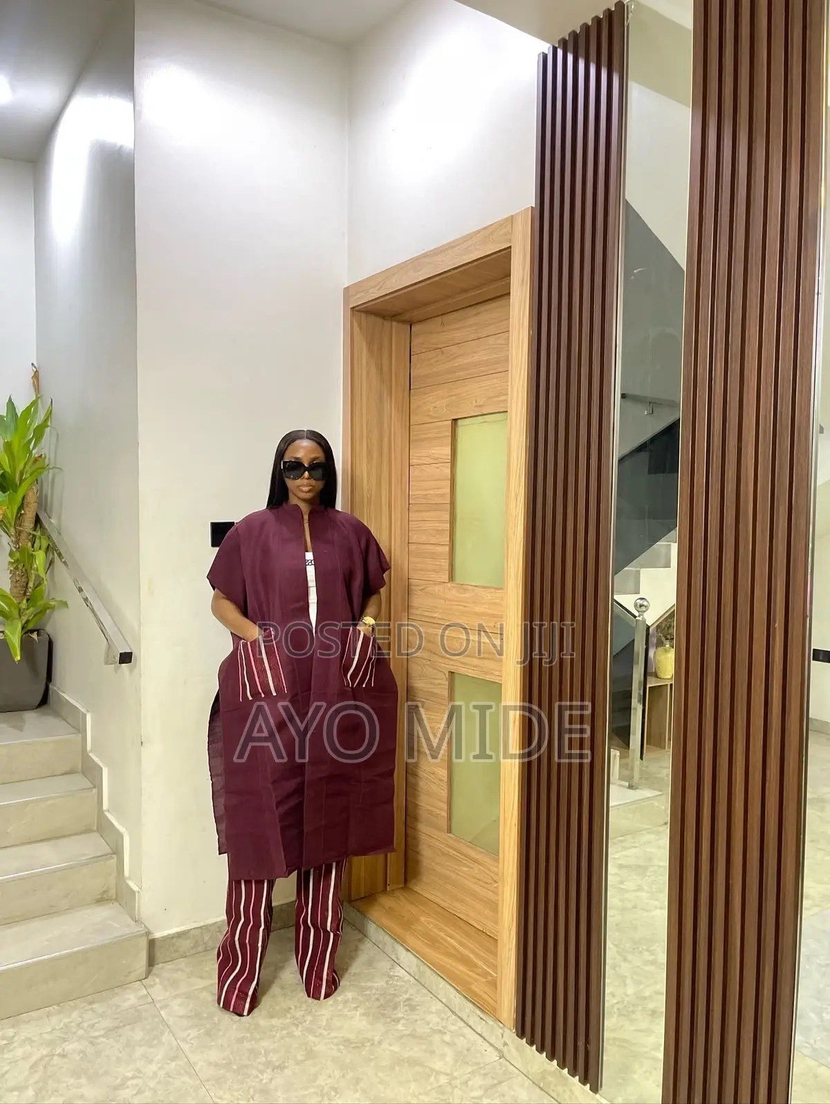 Aso Oke Bubu Gown and Two Piece