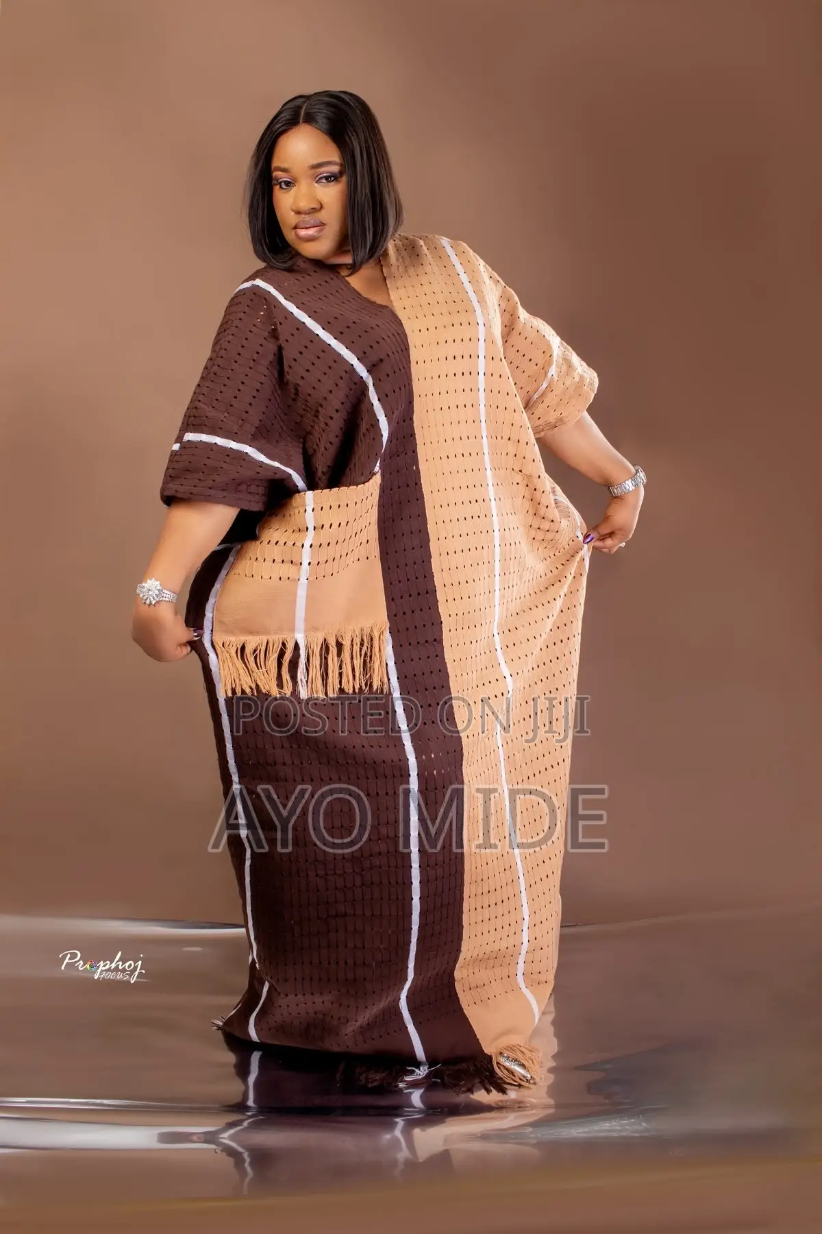 Aso Oke Bubu Gown and Two Piece