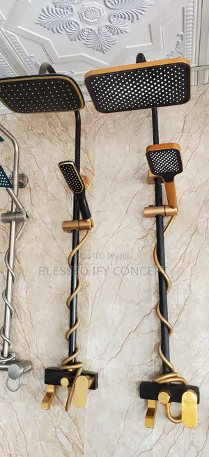 Quality Black and Gold Color Shower Mixer