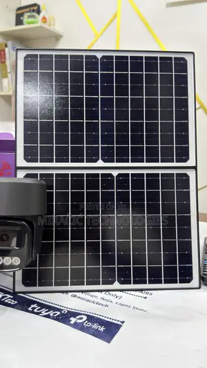 UBOXPro 3 Lens Solar CCTV Camera 12MP