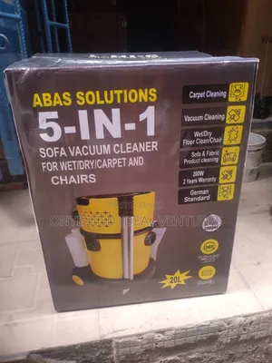Abas Solutions 5-in-1 Sofa Vacuum Cleaner for Wet/Dry/Carpet and Chair