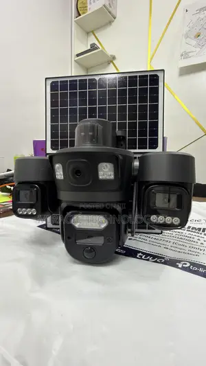 3 Lens Solar CCTV Camera UBOX Pro