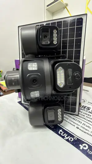 3 Lens Solar CCTV Camera UBOX Pro