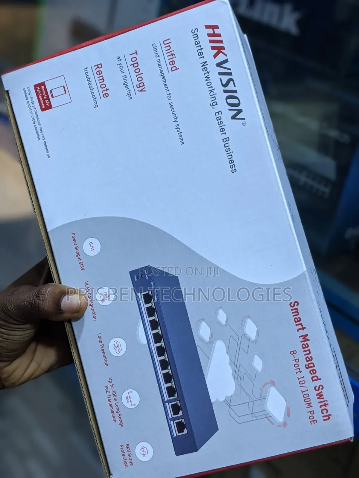 Hikvision Smart Managed Switch 8-Port 10/100m PoE