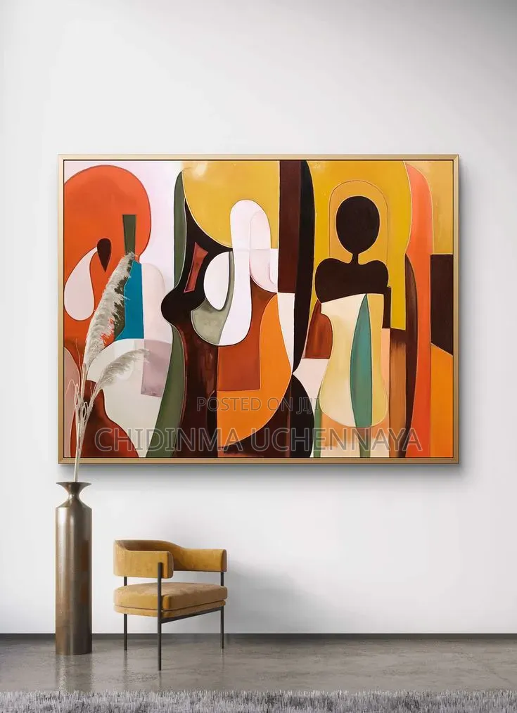 Abstract Portrait Canvas Artwork