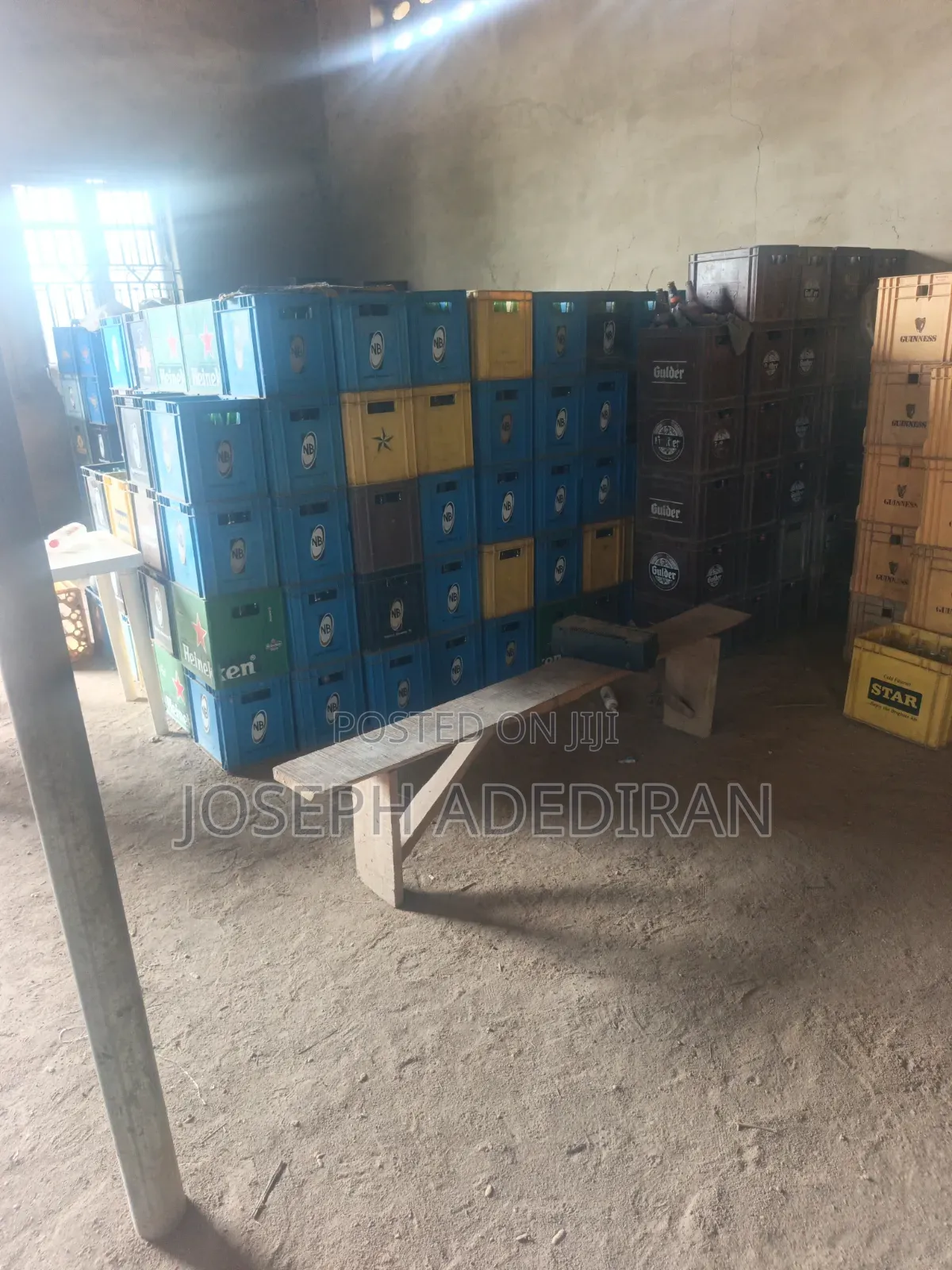 Beer Empty Crates and Bottles for Sale