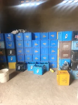 Beer Empty Crates and Bottles for Sale