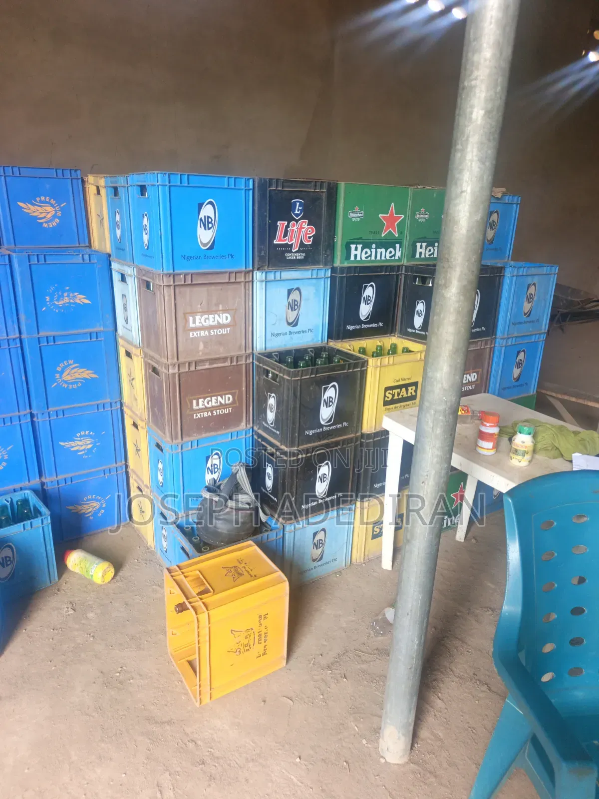 Beer Empty Crates and Bottles for Sale