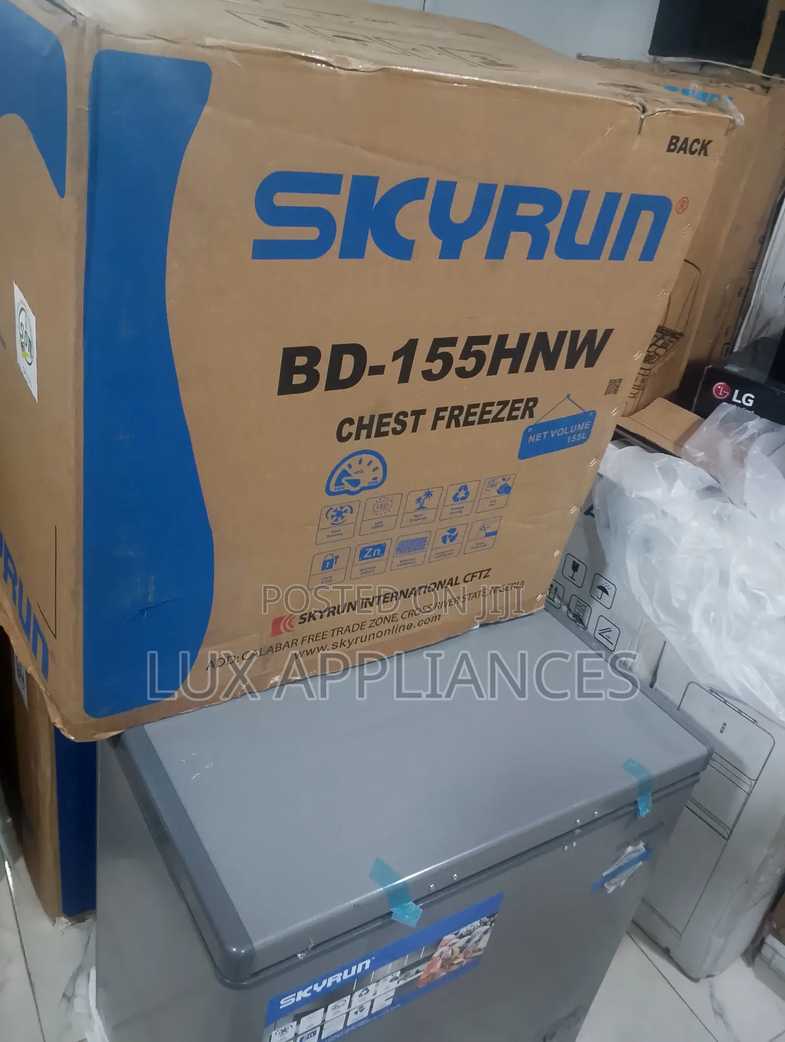 SKYRUN 155L Dependable Chest Freezer