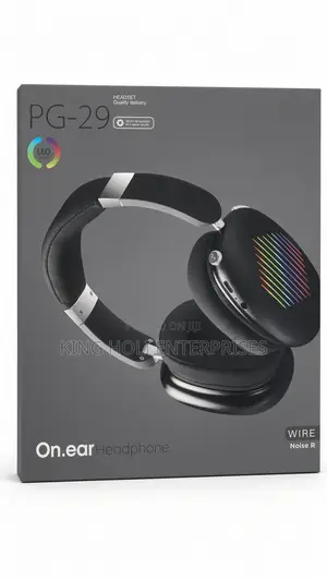 PG-29 LED Wired on-Ear Headset