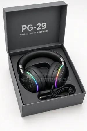PG-29 LED Wired on-Ear Headset