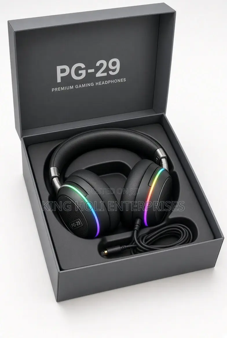 PG-29 LED Wired on-Ear Headset