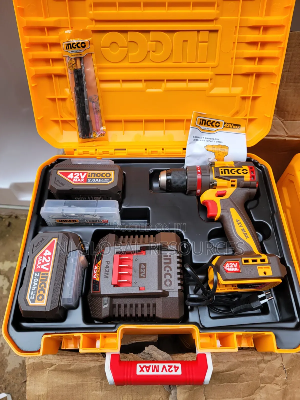 42v Cordless Impact Drill Ingco
