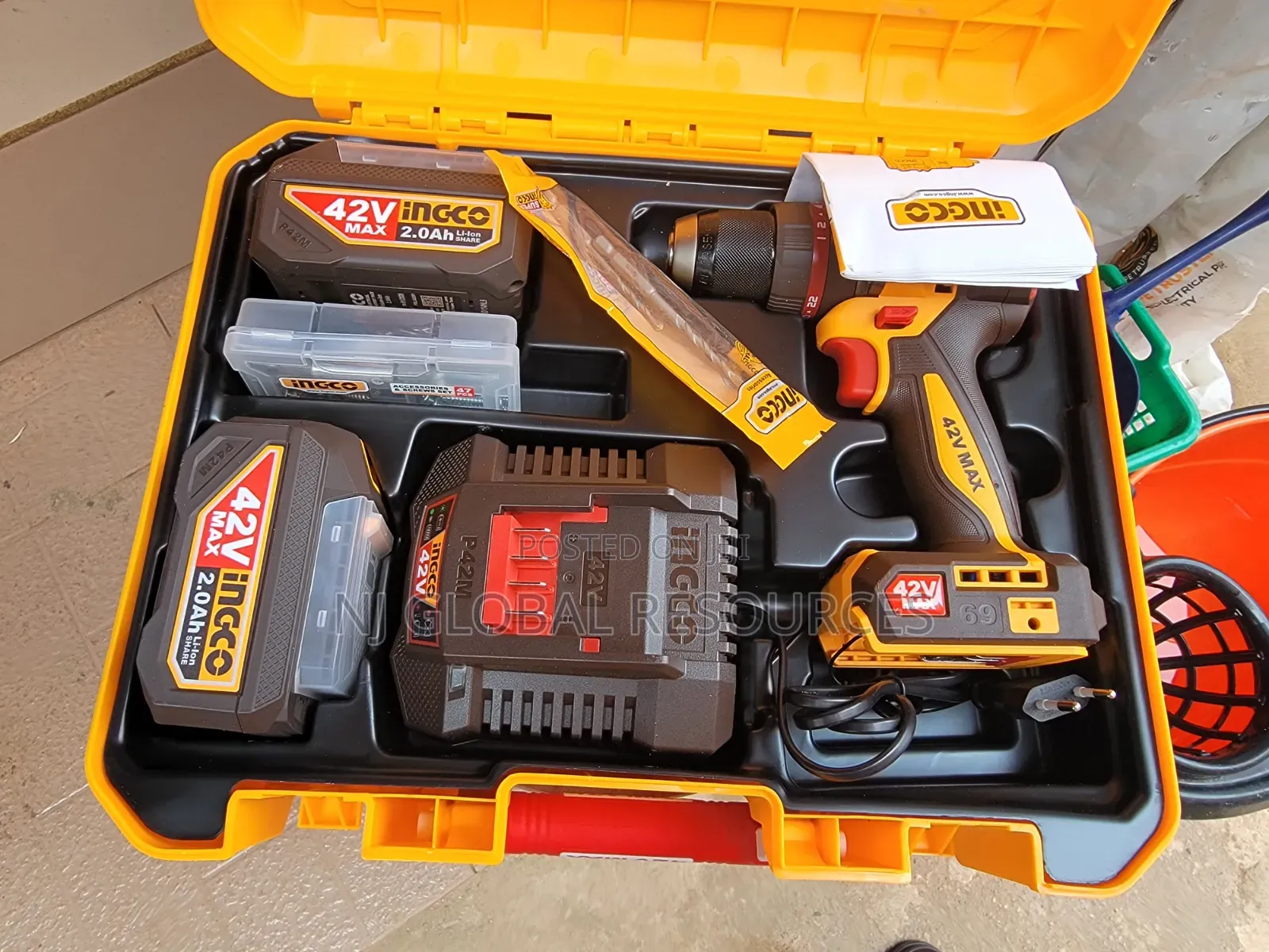 42v Cordless Impact Drill Ingco