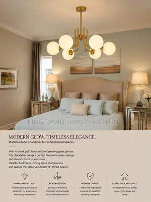Modern Globe Chandelier
