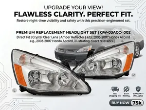 Headlight for Honda Accord 2003 to 2006