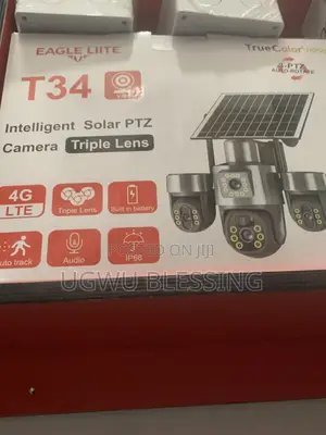 ViewConnect T34 12MP 4G LTE Intelligent Solar PTZ Security Camera