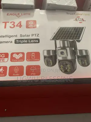 ViewConnect T34 12MP 4G LTE Intelligent Solar PTZ Security Camera