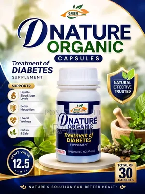 D Nature Organic Capsules for Control of Sugar Levels