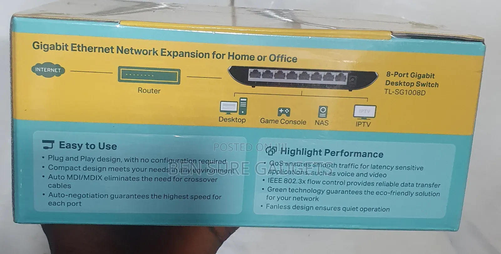TP- Link 8-Port Gigabit Desktop Switch